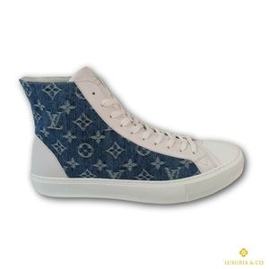 New Authentic Louis Vuitton Tattoo Sneaker Boot Monogram